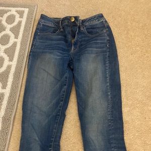 American Eagle High rise Jeggings Jean Leggings. Size 4.